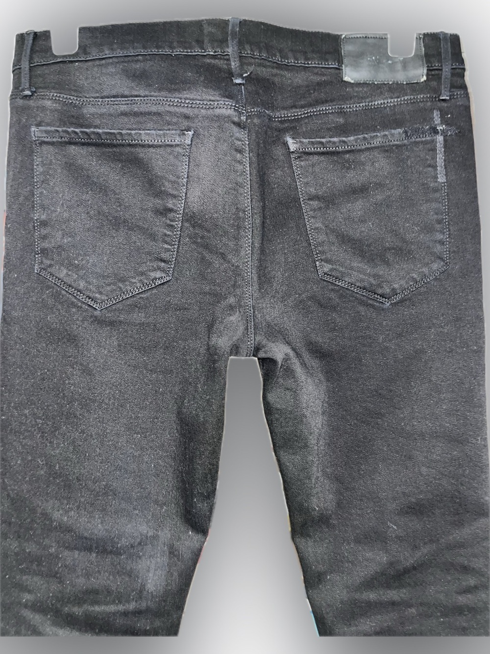Like new men’s RTA 33 waist USA made Japanese selvedge denim Black out Jeans